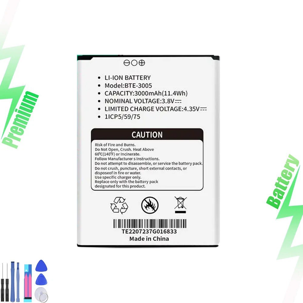 For ANS Artia P600 Replacement Battery BTE-3005 3000mAh