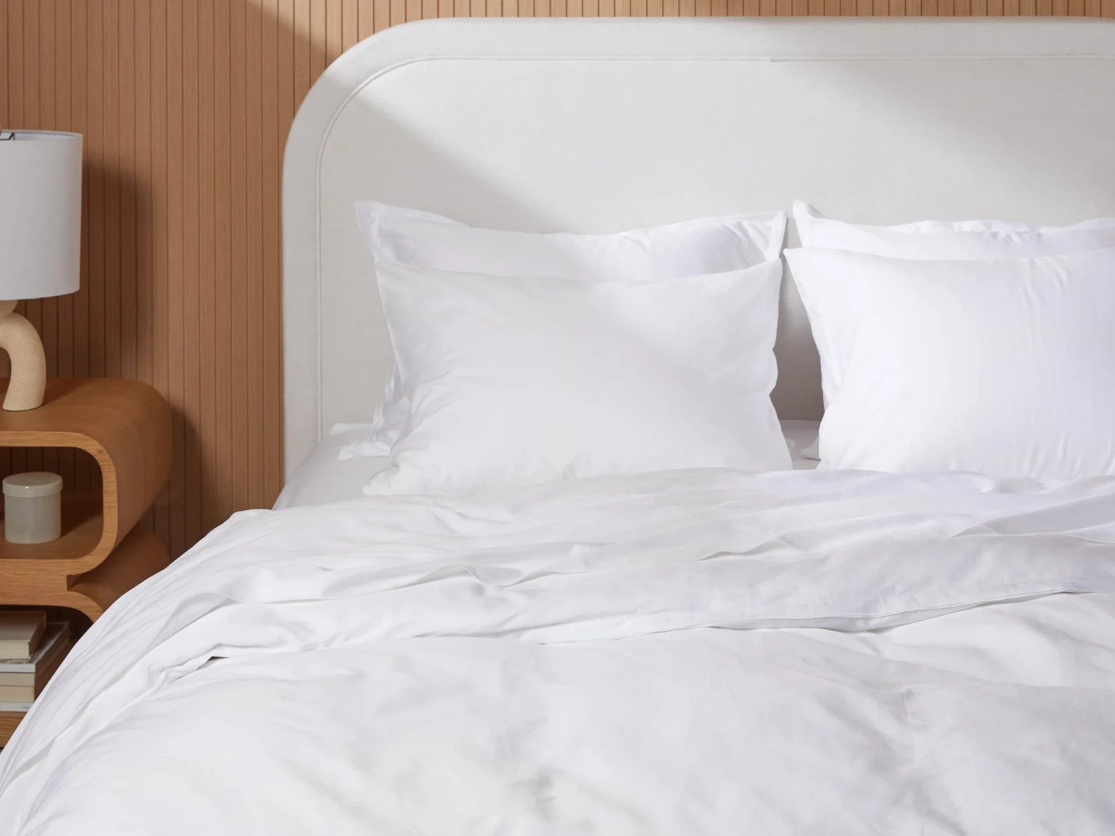 PARACHUTE HOSPITATITY COTTON SATEEN KINGCAL KING FITTED SHEET