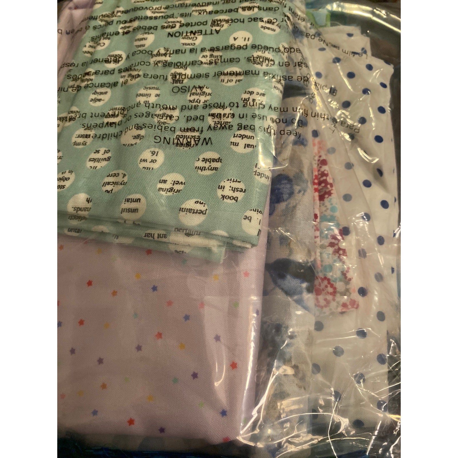 Another mystery lot of quilt fabric BUT there are monkeys!