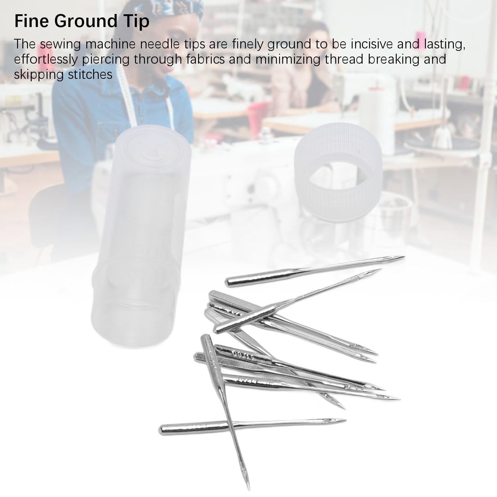 20PCS Sewing Machine Needles Stainless Steel Needle Replacement For 101 Mini