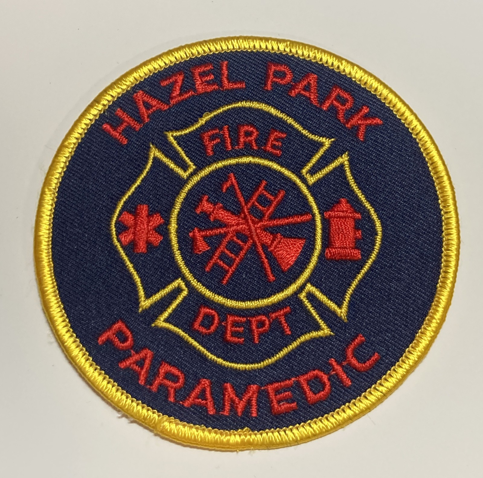 Hazel Park Michigan Fire Dept Paramedic Patch