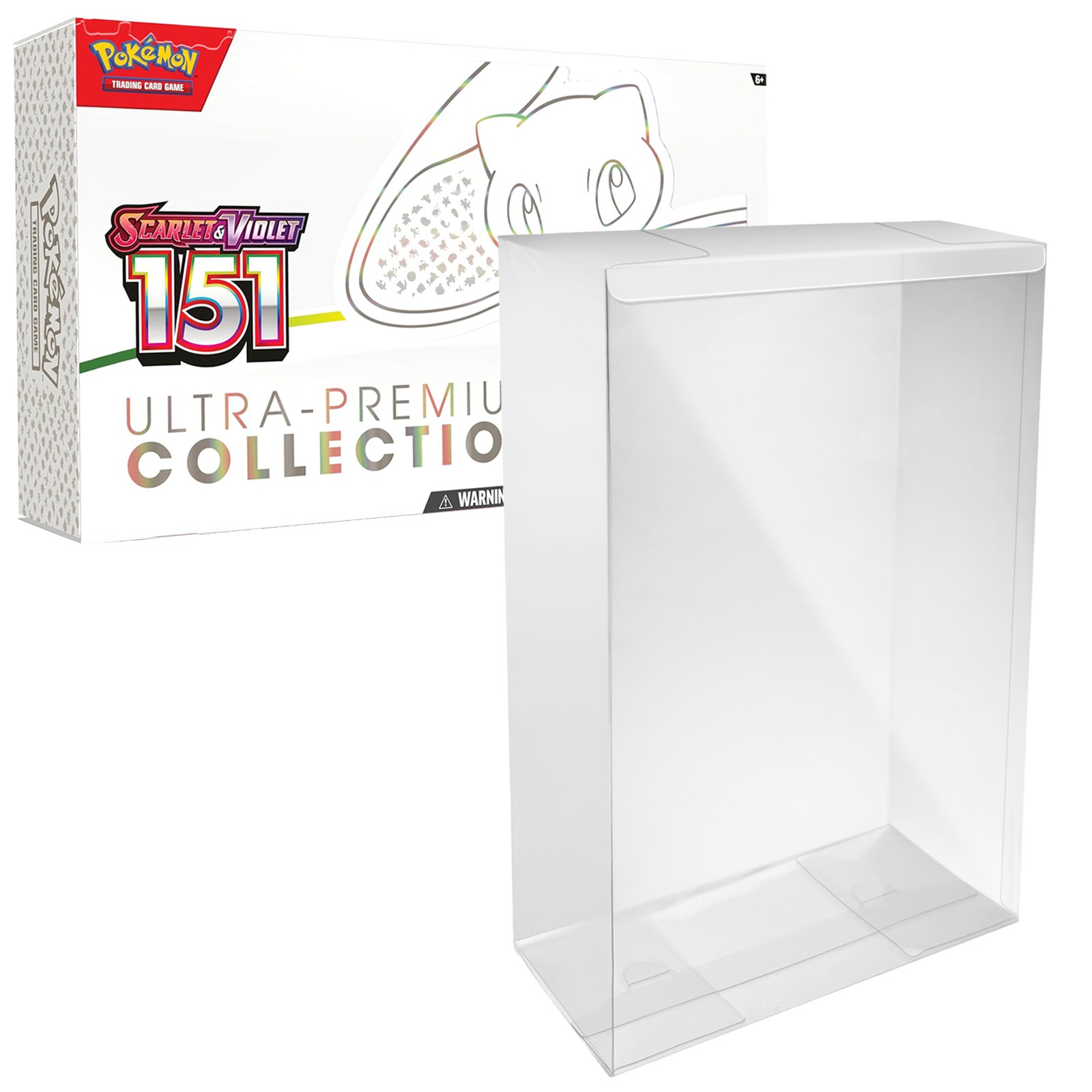1PC Clear Protector Box for Pokemon 151 Ultra Premium Collection Box US Ship