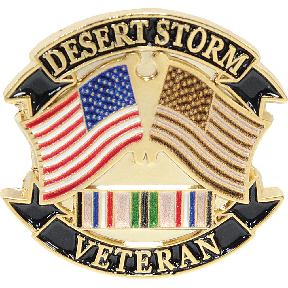 DESERT STORM VETERAN PIN DESERT STORM VETERAN PIN (P15515)