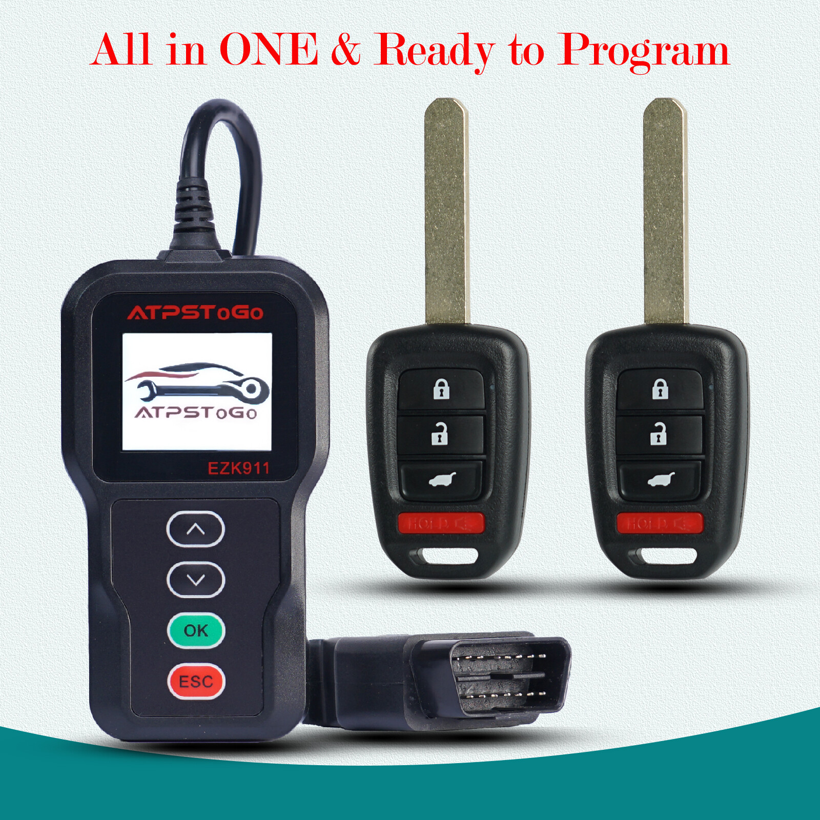 2 New Replacement Remote Key Fob And Tool For 2017 2018 2019 2020 Honda CR-V
