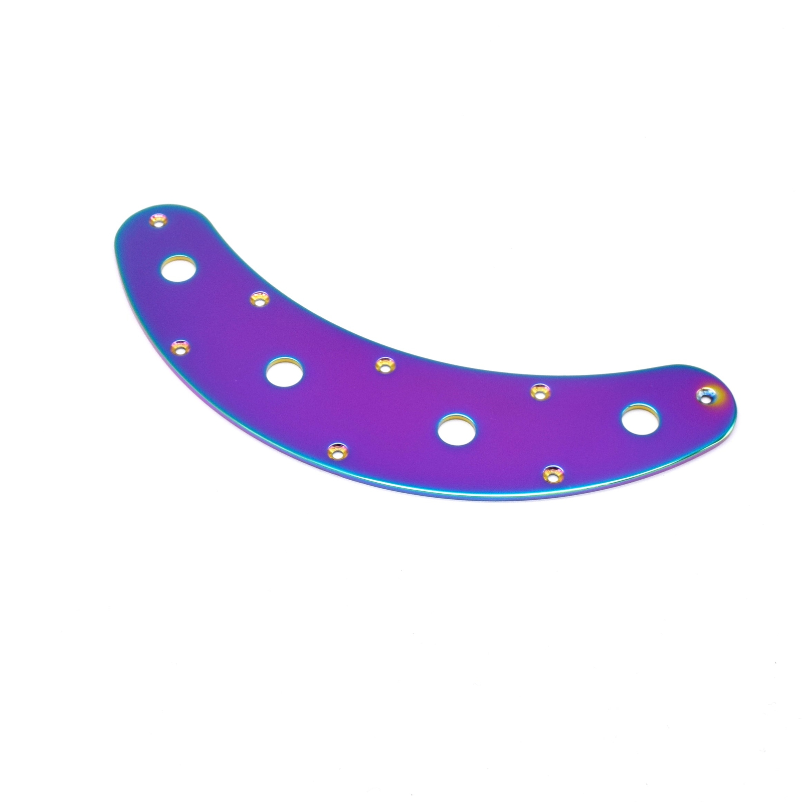 KD By AxLabs Steel "Boomerang" Stingray Style Control Plate - Burnt Chrome
