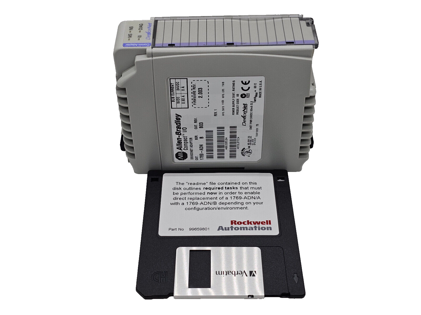 Allen Bradley 1769-ADN /B CompactLogix DeviceNet Adapter 1769ADN