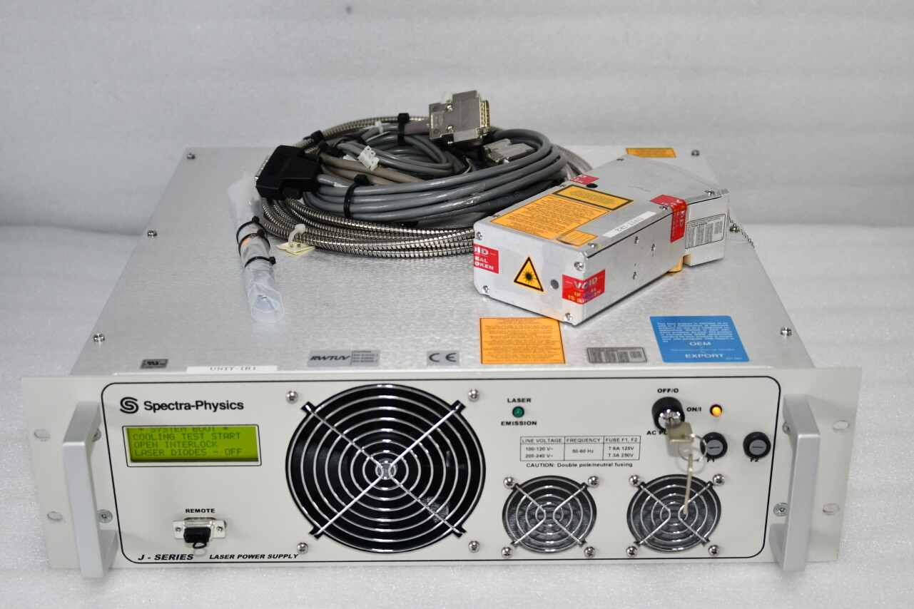 Spectra-Physics V-106C-4000-NSI Laser+ J20I-8S-12K-NSI Laser Power Supply