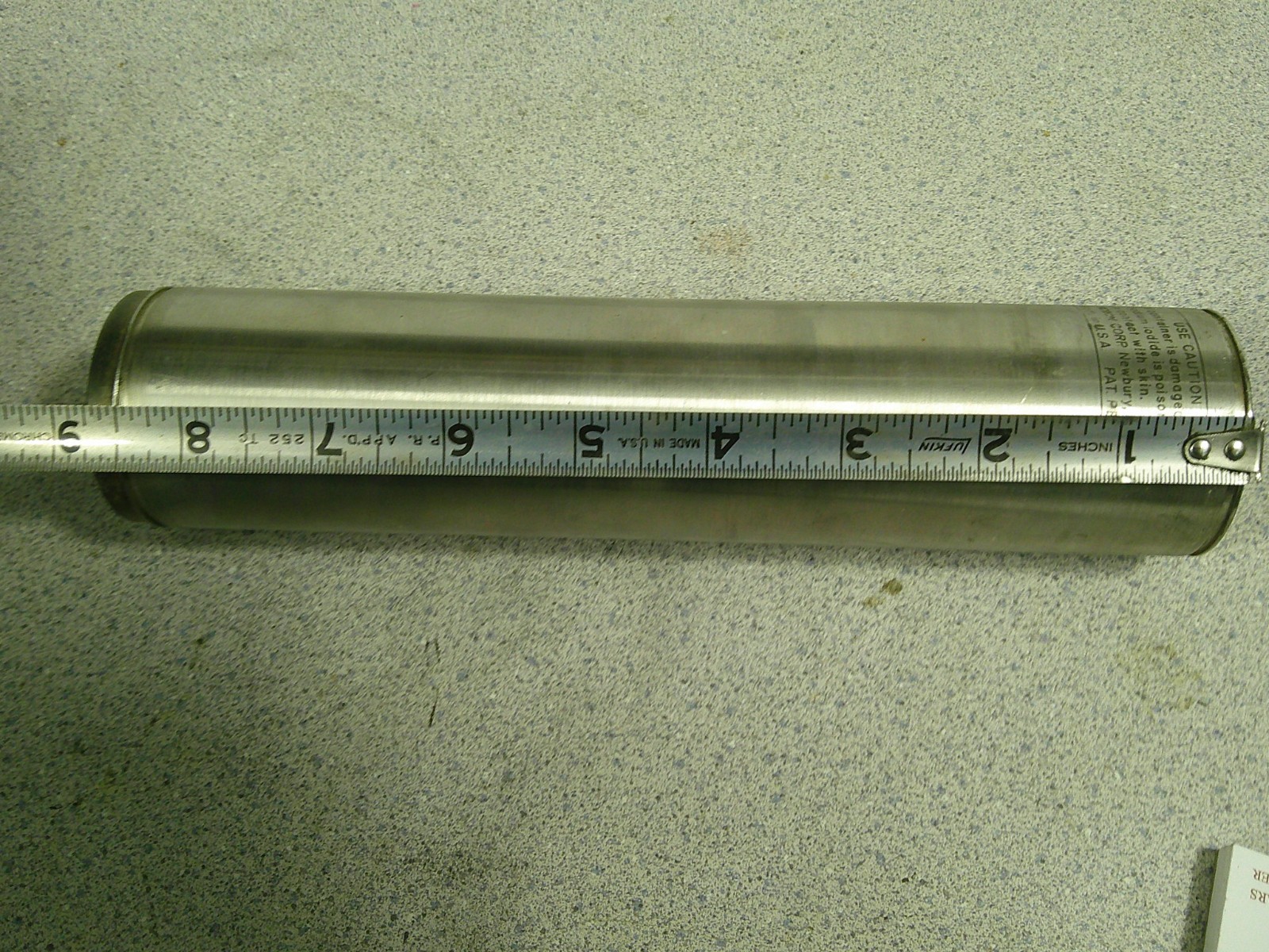 large scintillation crystal Sodium Iodide 1.75"x8"