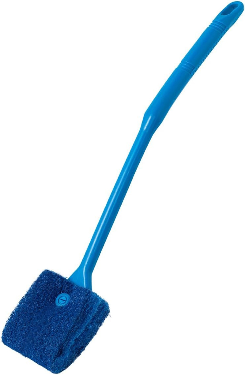 Aquarium Algae Scraper Double Sided Sponge Brush Cleaner Long Handle Fish Tank S