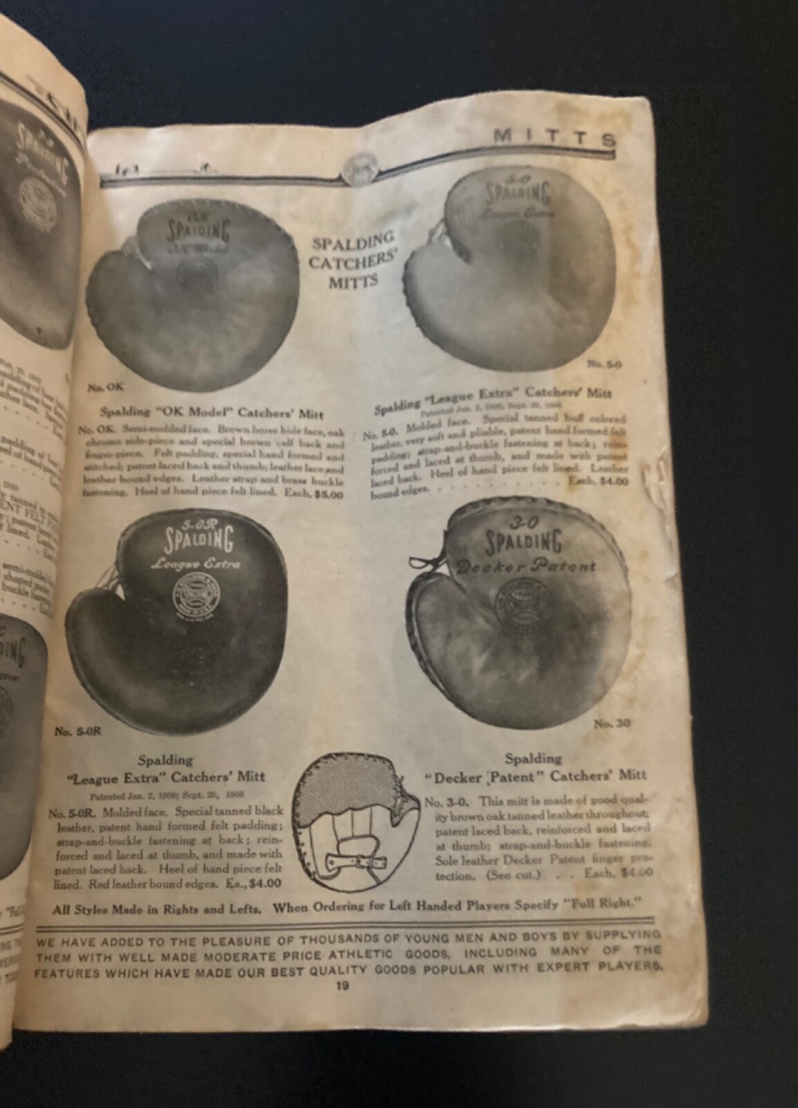 1916 Spalding Sporting Goods Spring Catalogue