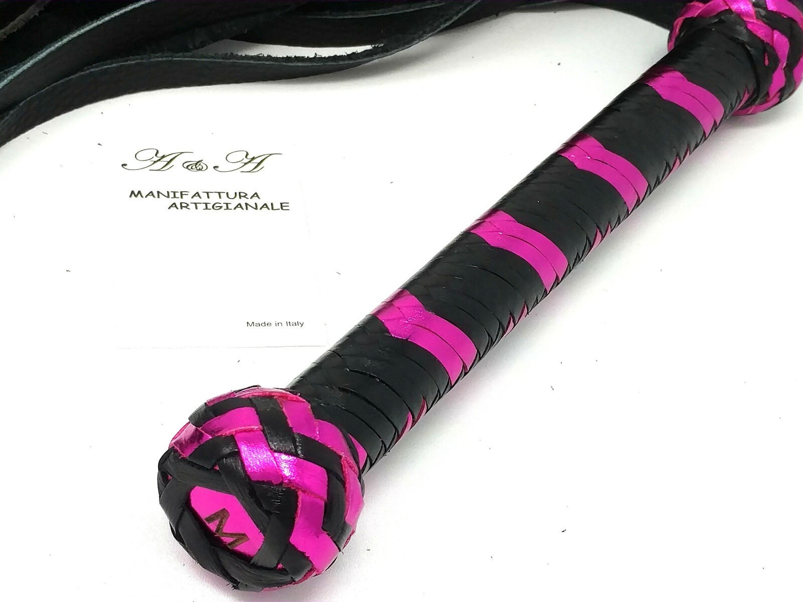Flogger ITALIAN Cowhide High-Quality Handcrafted BDSM