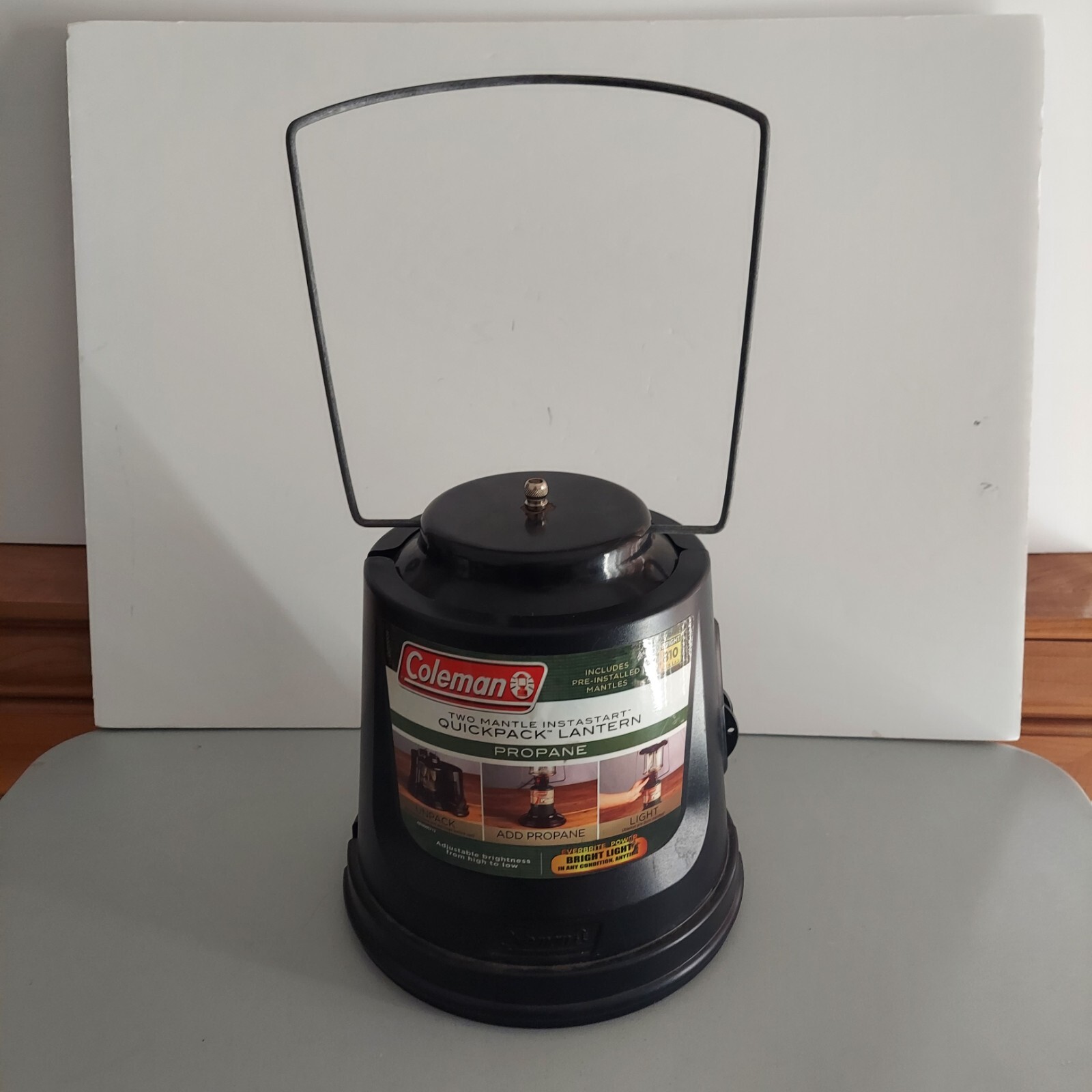 Coleman Instastart Quick Pack Lantern - Stores in Plastic Cover Model 2000003050
