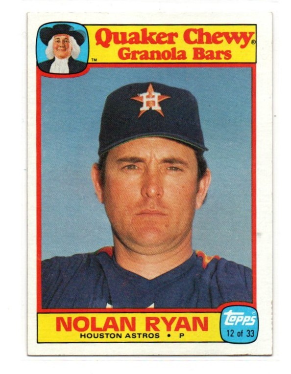 1986 Topps Quaker Granola U-pick Buy two 50% off
