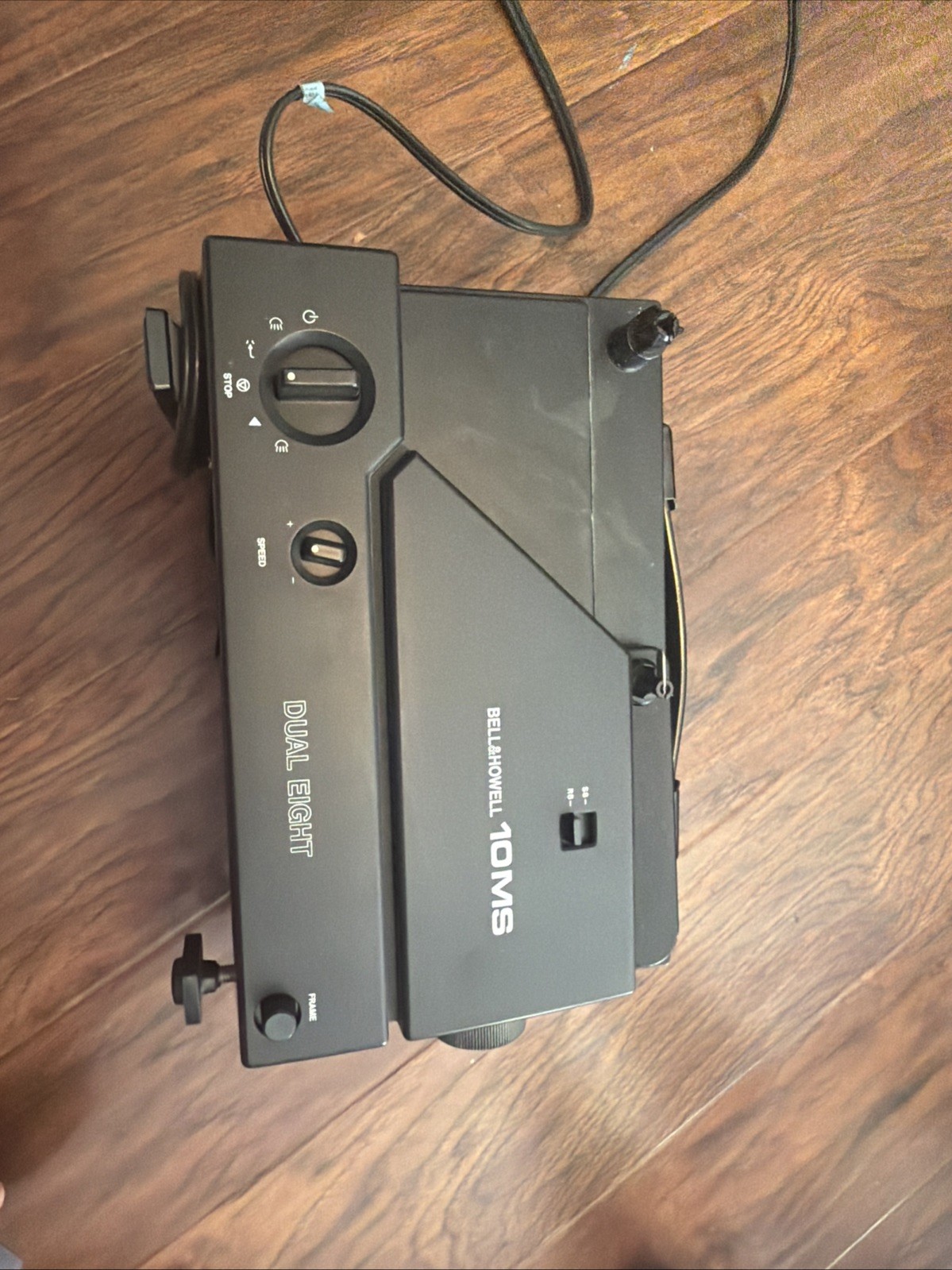 Bell & Howell 10MS Dual 8mm Projector For Parts Untested