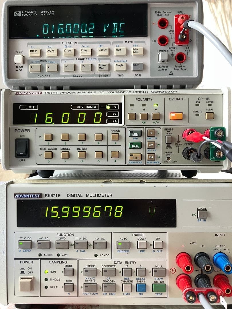 ADVANTEST R6144 Programmable DC Voltage Current Generator Calibrator GPIB Japan