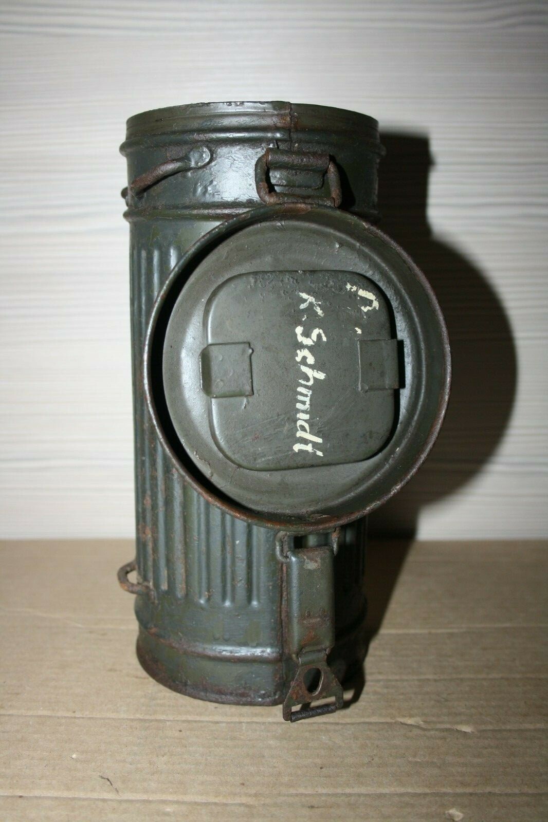 ww2 german gas mask canister