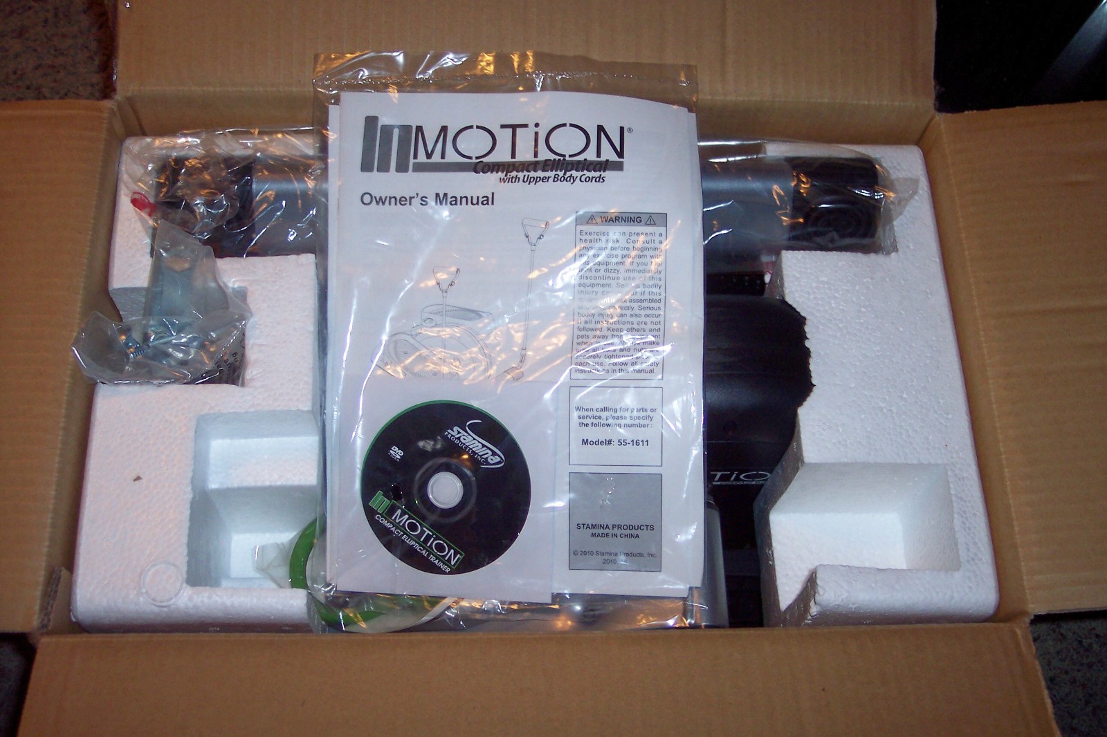 Stamina Inmotion Compact Full Body Workout Machine w/Resistance Cords Brand New