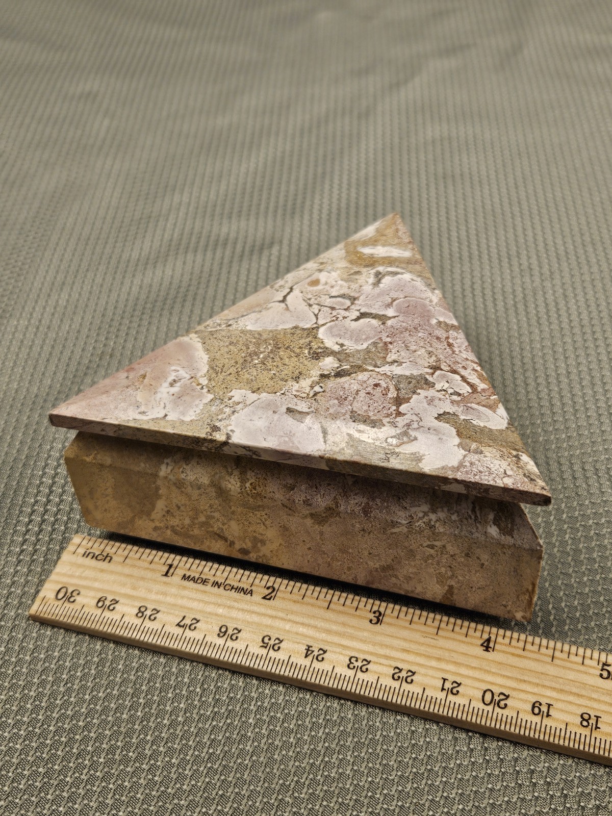 triangular stone Trinket Box