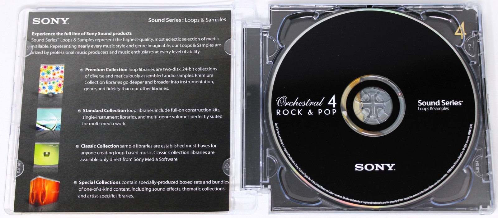 Sony Sound Series Orchestral 4 Rock & Pop Loops Sample Library/Sampling CD