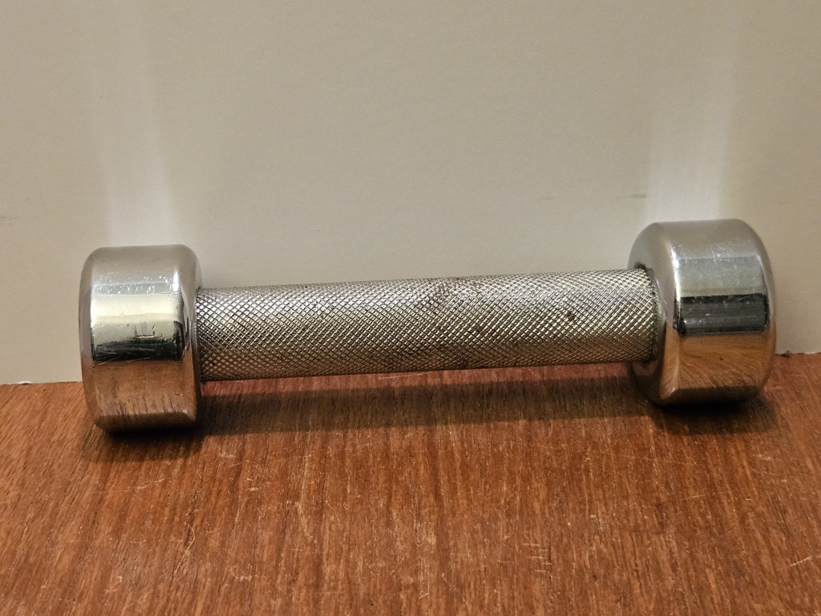 Vintage IVANKO Chrome 3 Lb Dumbbell SINGLE Beauty Bell Rare
