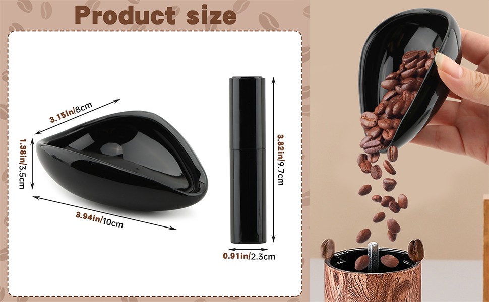 Coffee Bean Dosing Cup and Spray Bottle Set - Ceric Single Dosing Tray,