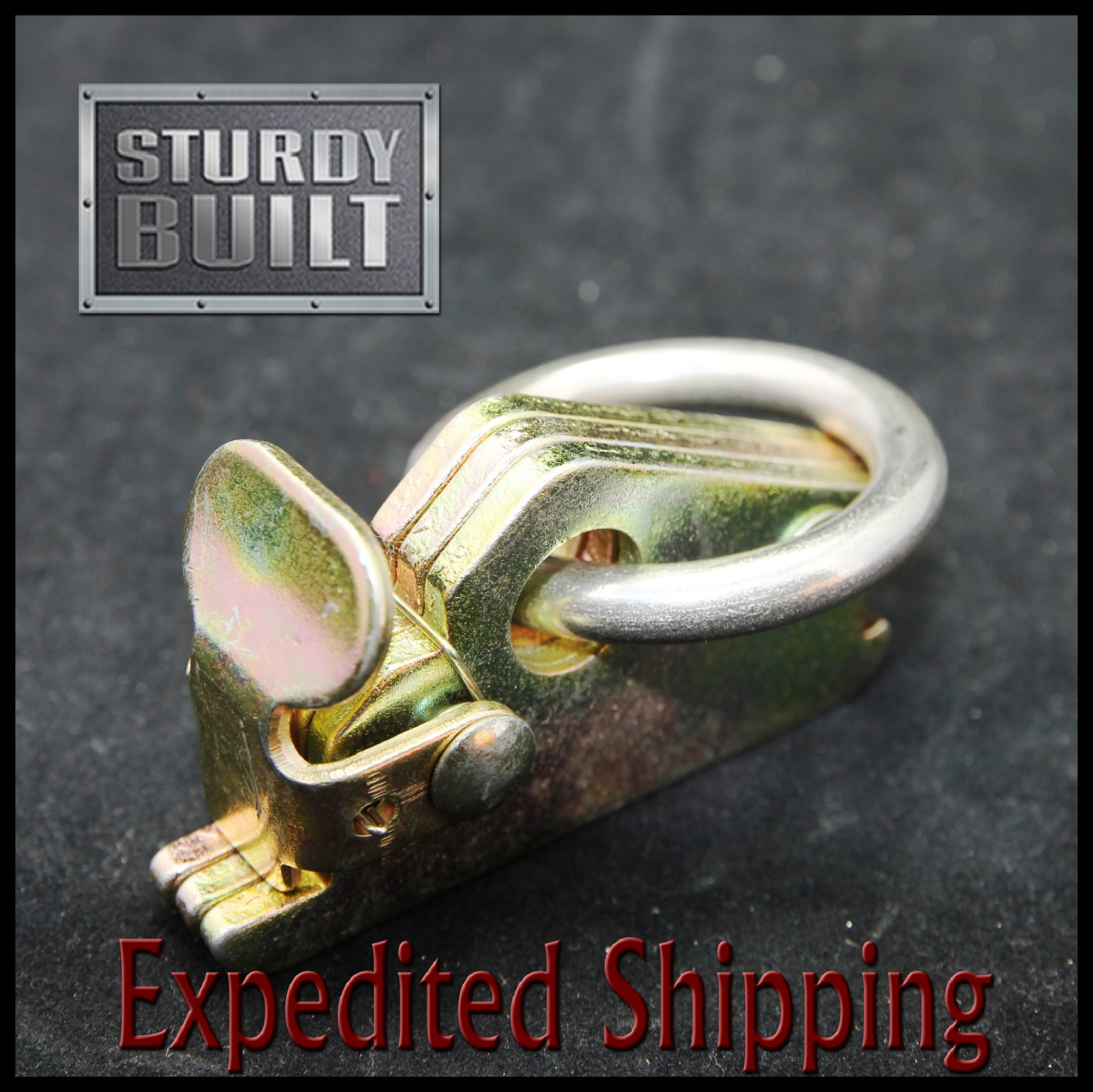 12x E Track Fitting O Ring Enclosed Trailer Van ATV Quad Motorcycle Tie Down 6.5