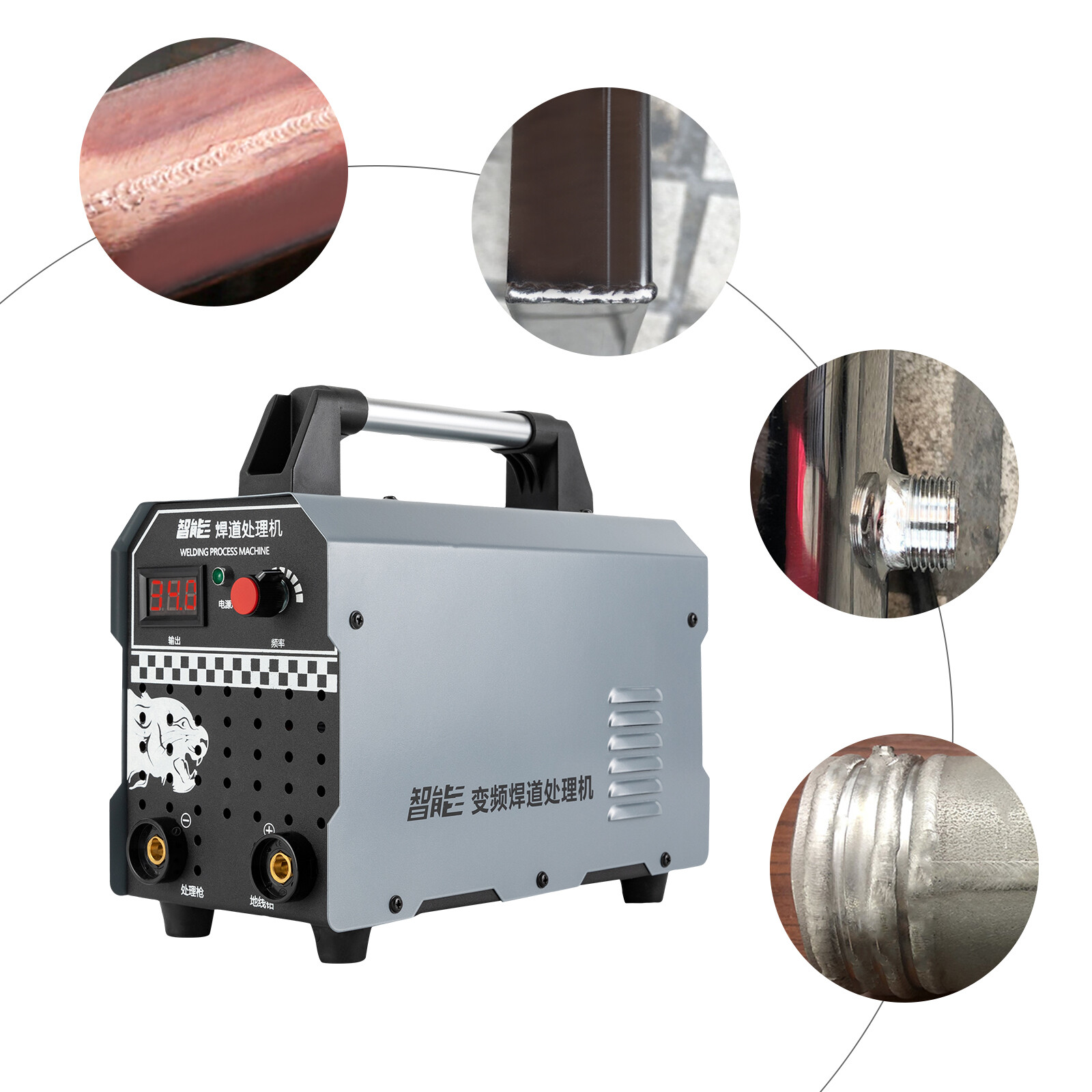 For Metal/arc/laser Welding 1000W Welding Bead Processor Weld Cleaning Machine~