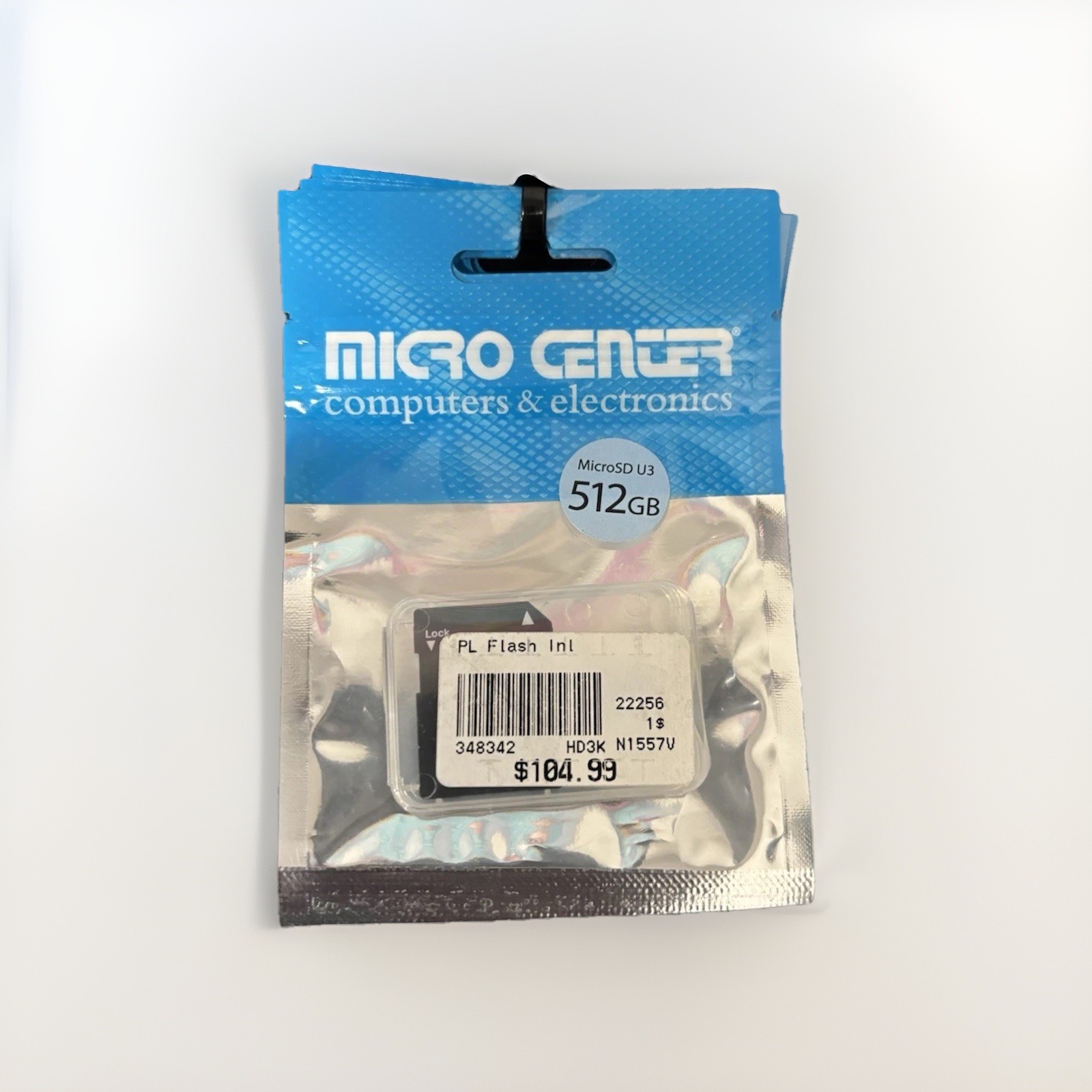 Micro Center 512GB MicroSD U3 High Speed Memory Card MPN 348342