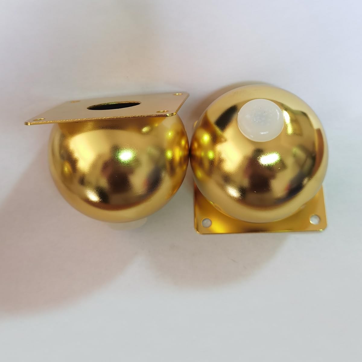 Golden Furniture Legs 3 Inch Heavy Duty Metal Round Ball Shape Sofa/Table Leg...
