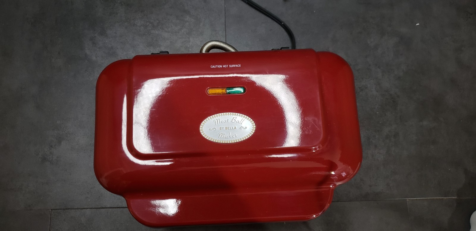 Sensio Bella Meatball Maker Electric Non Stick Red