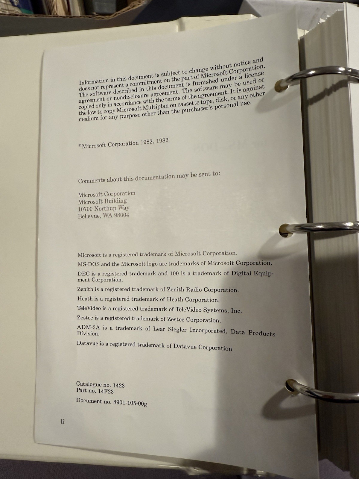 Vintage Microsoft Multiplan electronic worksheet set For MS-DOS