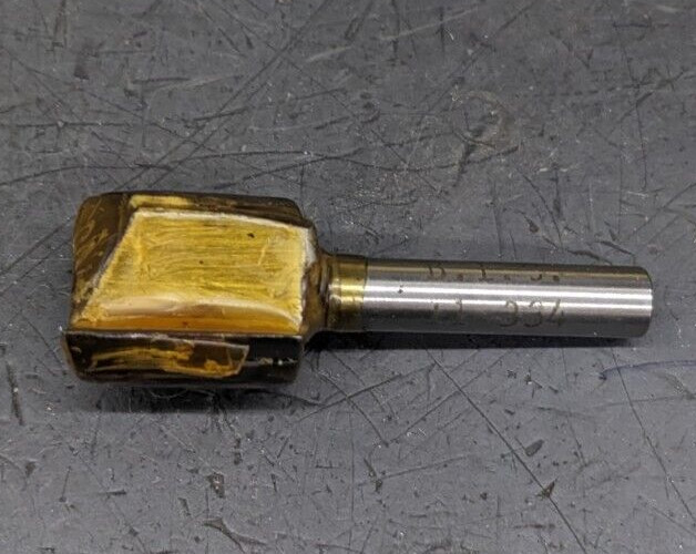 Byrom BIC Straight Router Bit 3/4" CD 1/4" SH HSS 11-334 Double Flute USA