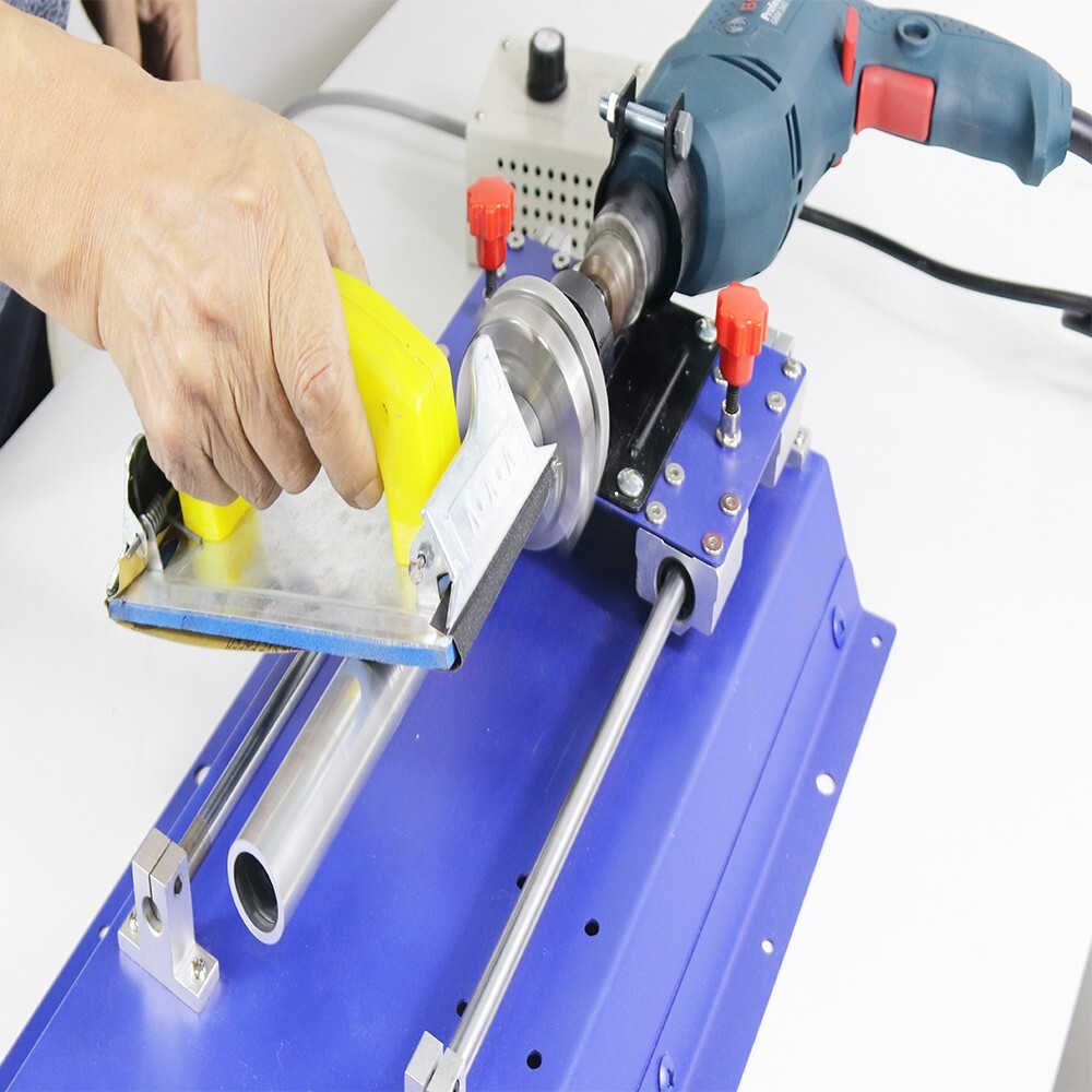 Multifunction Metal Pipe Rod Processing Machine Polishing Derusting Tool