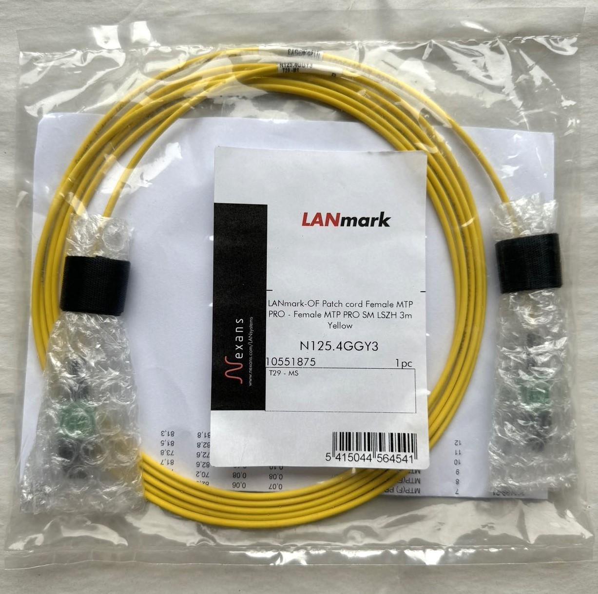 LANmark-OF Patch cord Female MTP PRO - Female MTP PRO SM LSZH 3m