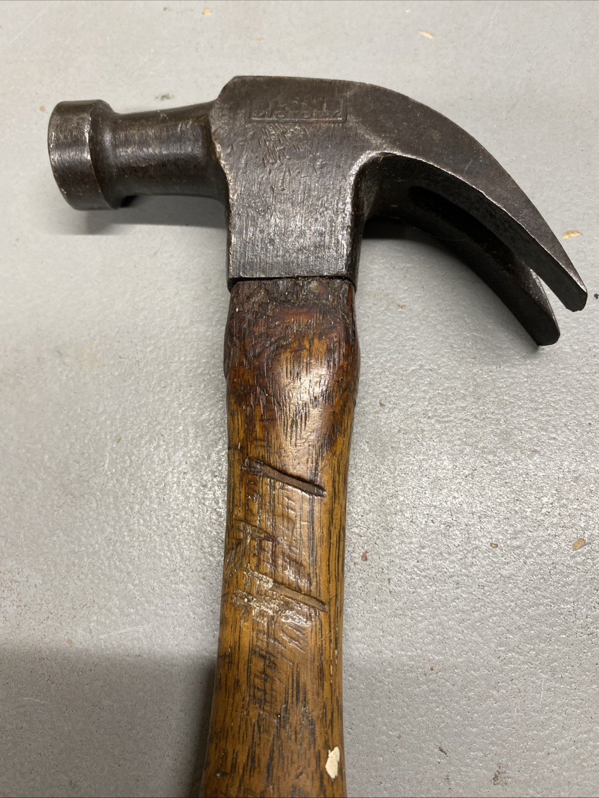 Vintage Plumb Victory 16oz Curved Claw Hammer Wood Handle