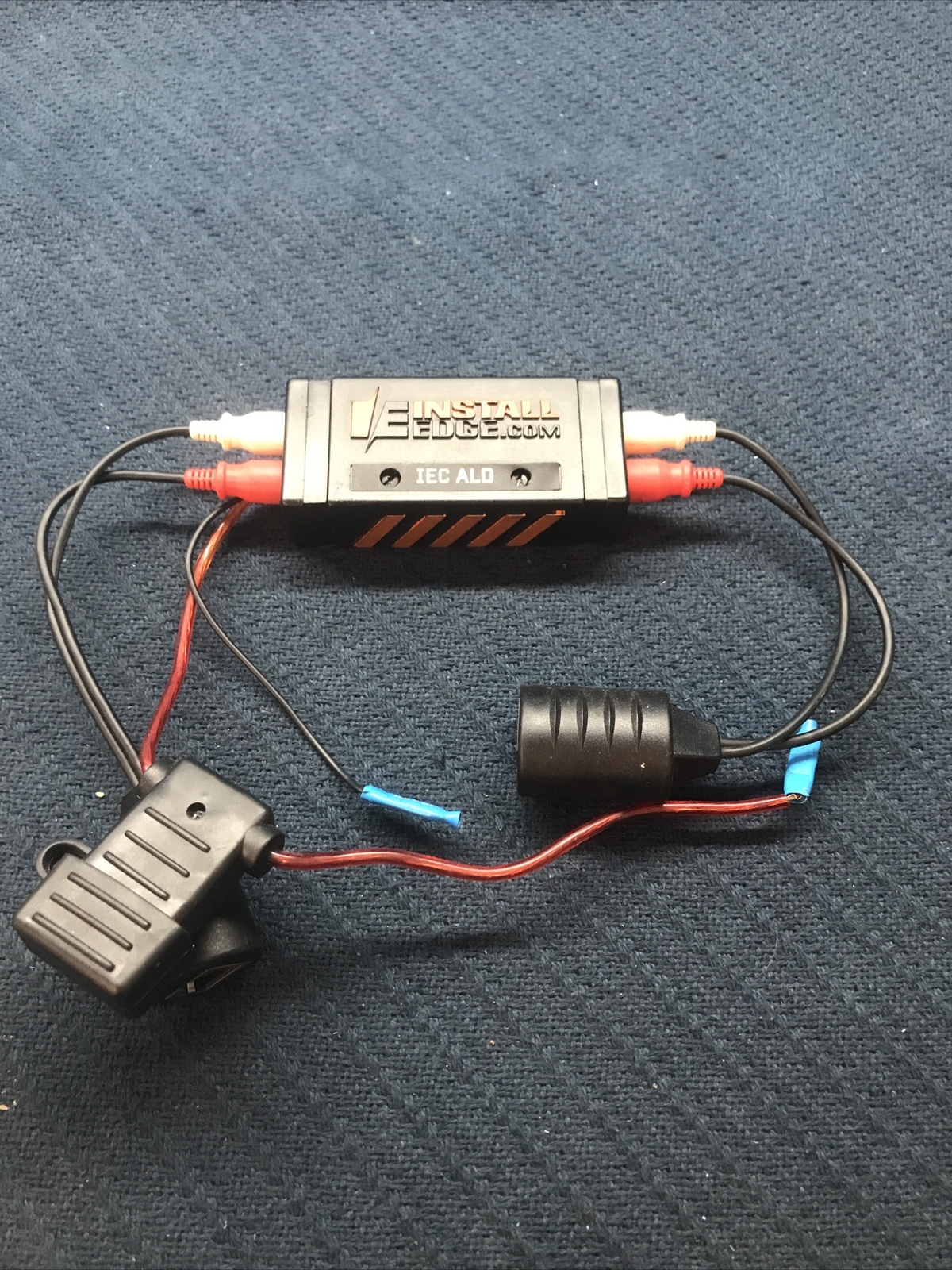 INSTALL EDGE CAR AUDIO IEC AULOC SPEAKER WIRE OUTPUT CONVERT TO RCA OUTPUT