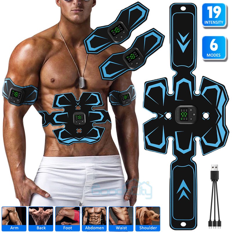 Portable ABS Toning Simulator - Electric Muscle Toner Machine Fat Burner Belly