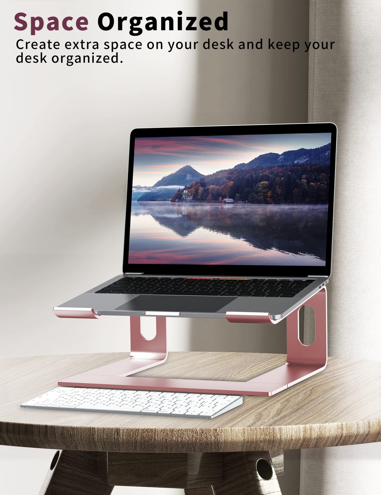 Aluminum Laptop Stand Portable Computer Riser Metal Notebook Stand Holder