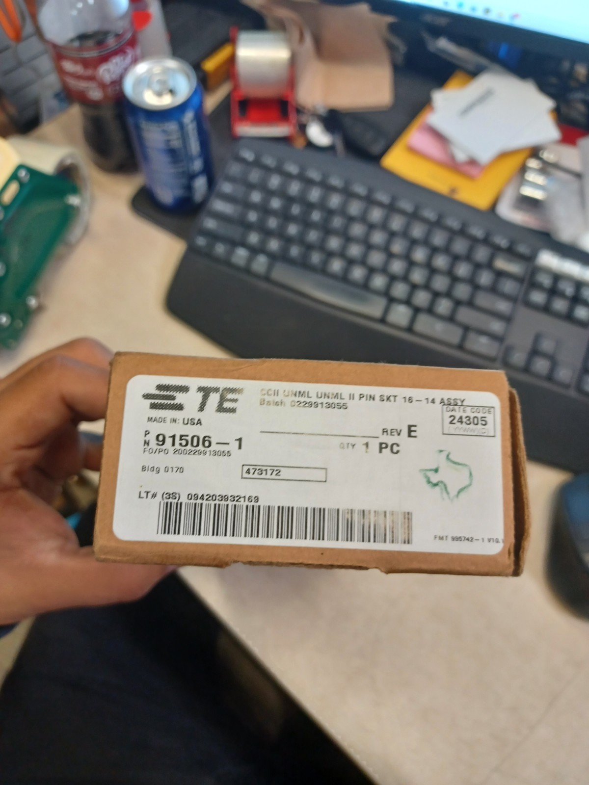 TE Amp 91506-1 Certicrimp 2 SAHT UMNL16-14