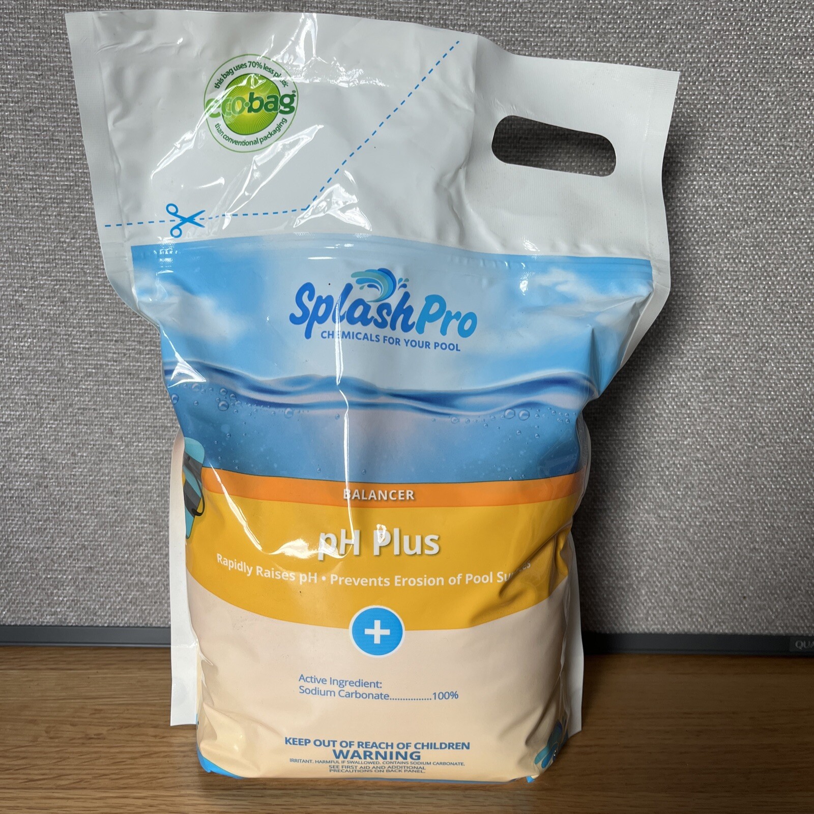 NEW SEALED Splash Pro pH Plus Sodium Carbonate 5lbs Bag!