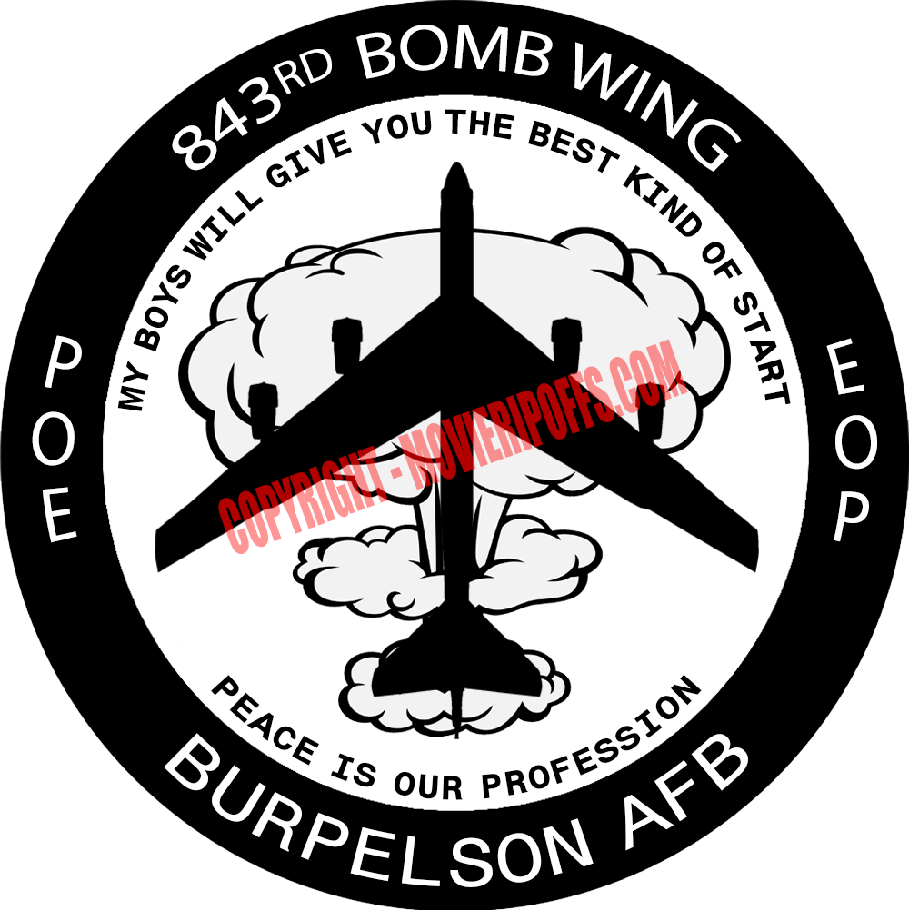 Dr. Strangelove Patch - 843rd Bomb Wing - Burpelson Air Force Base