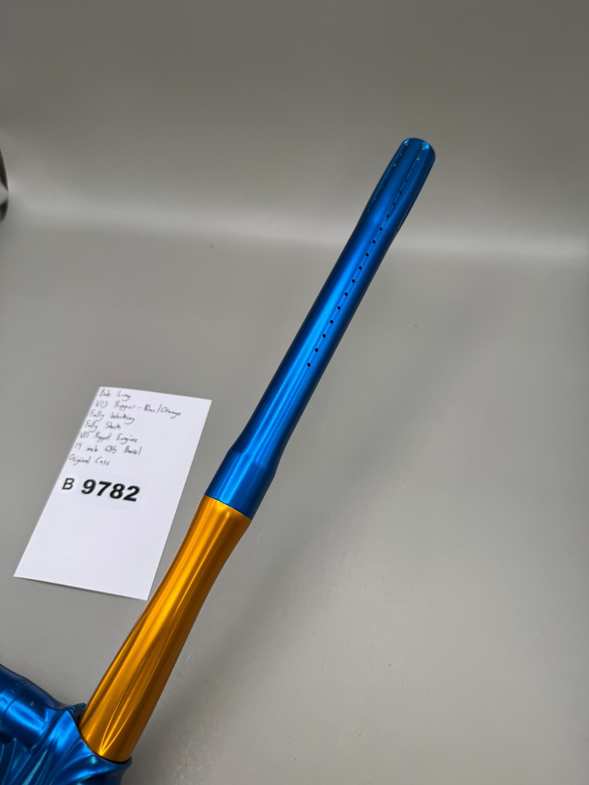 Bob Long VIS Ripper - Blue/Orange - Paintball Marker Fully Working