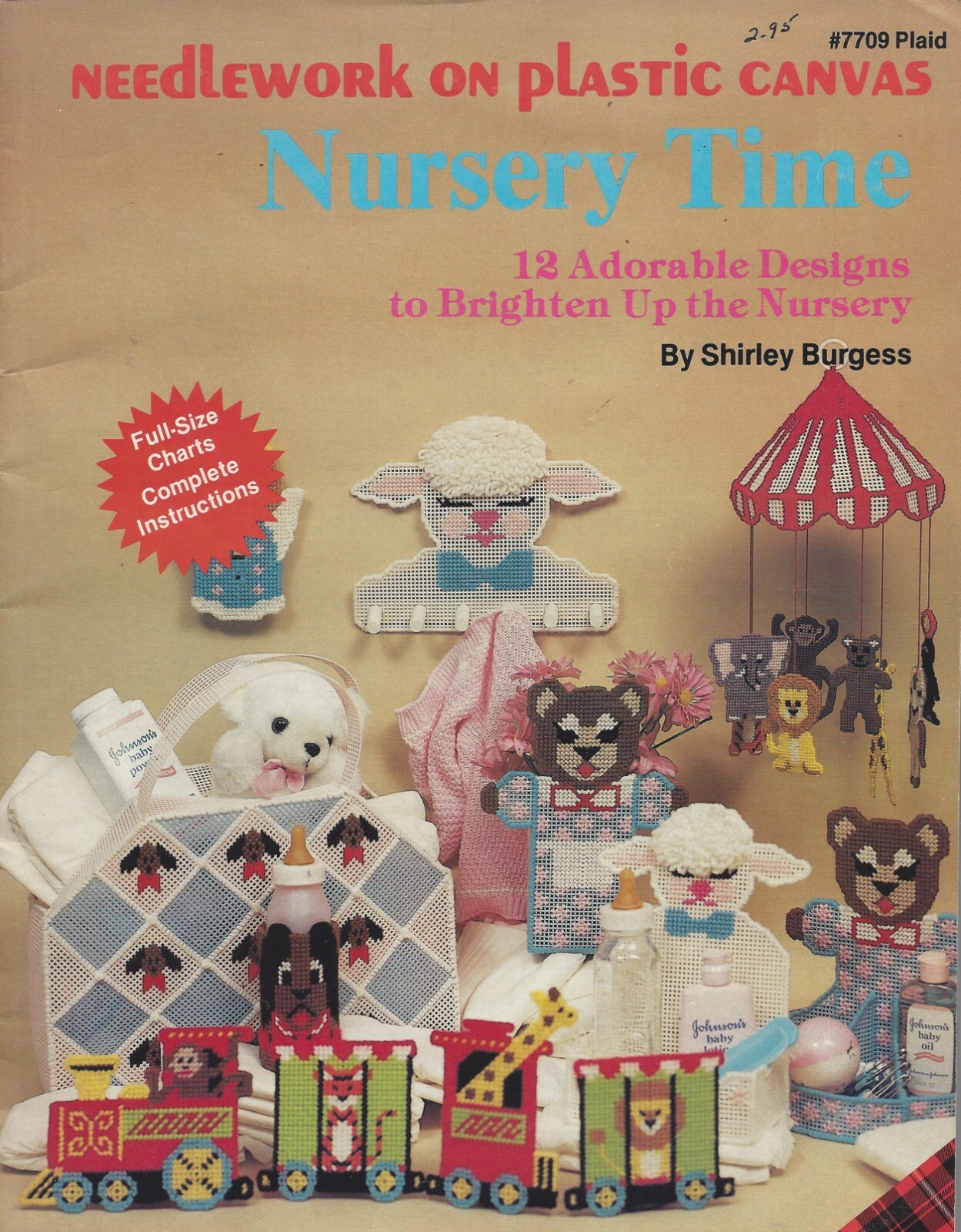Nursery Time ~ Needlework on Plastic Canvas - Plaid Enterprises - 7709