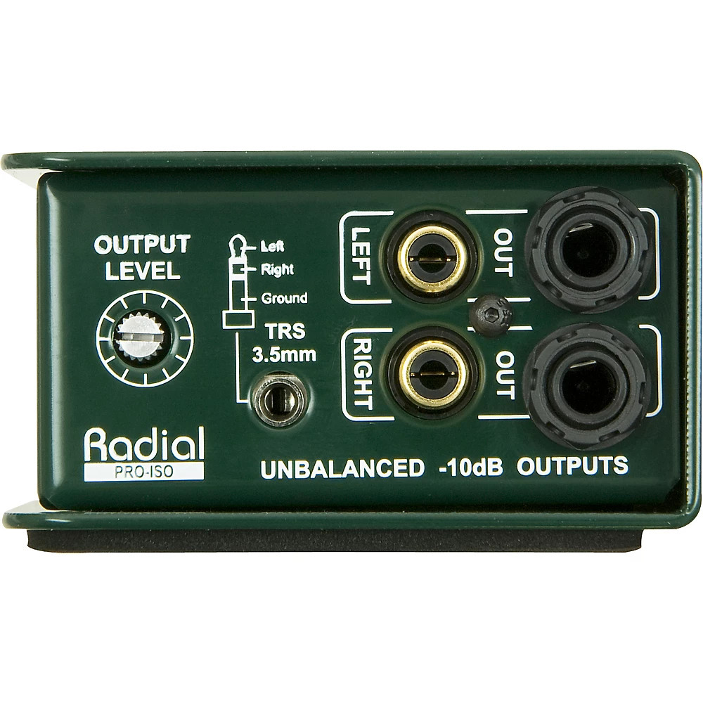 Radial Engineering PRO ISO Stereo Line Isolator +4dB/-10dB / Radial Transformer