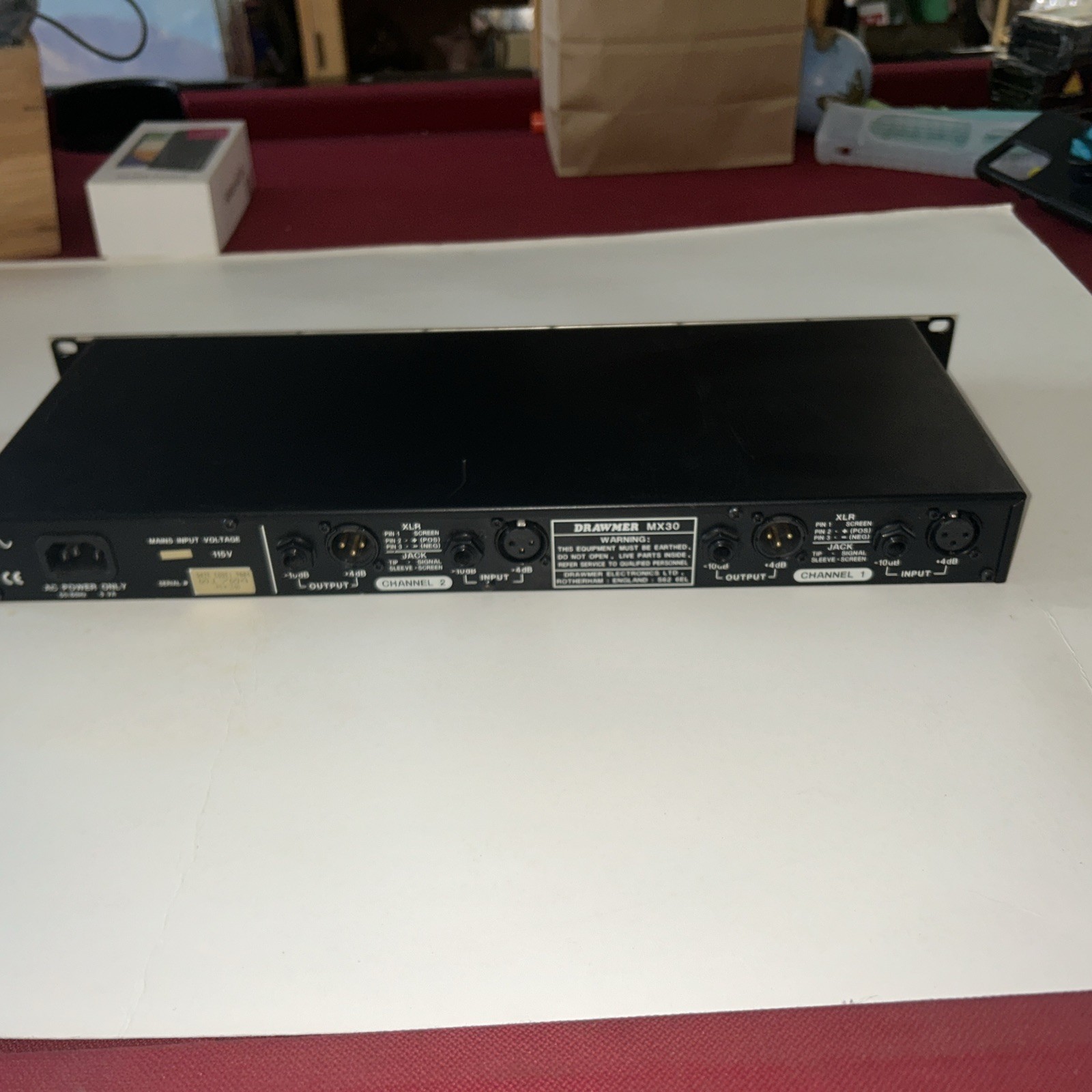 Drawmer MX30 Dual-Gated Compressor/Limiter