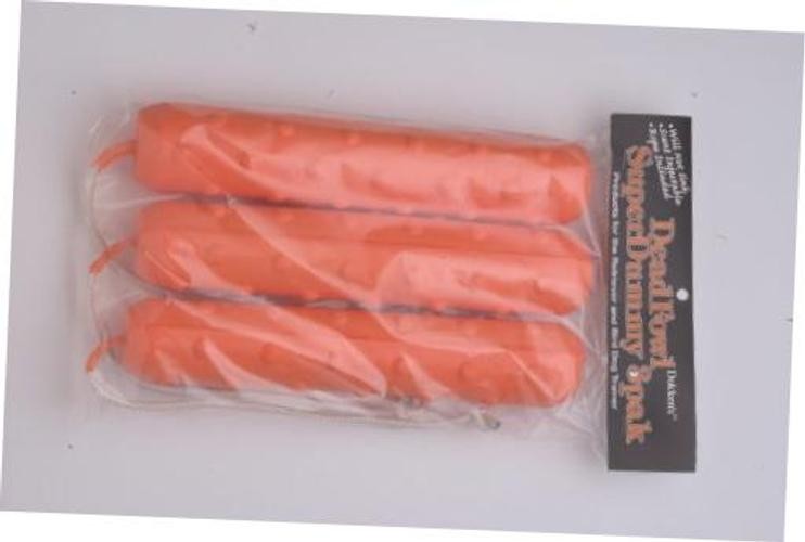 Orange Superdummy 3 Pak Dead Fowl Throw Bumpers