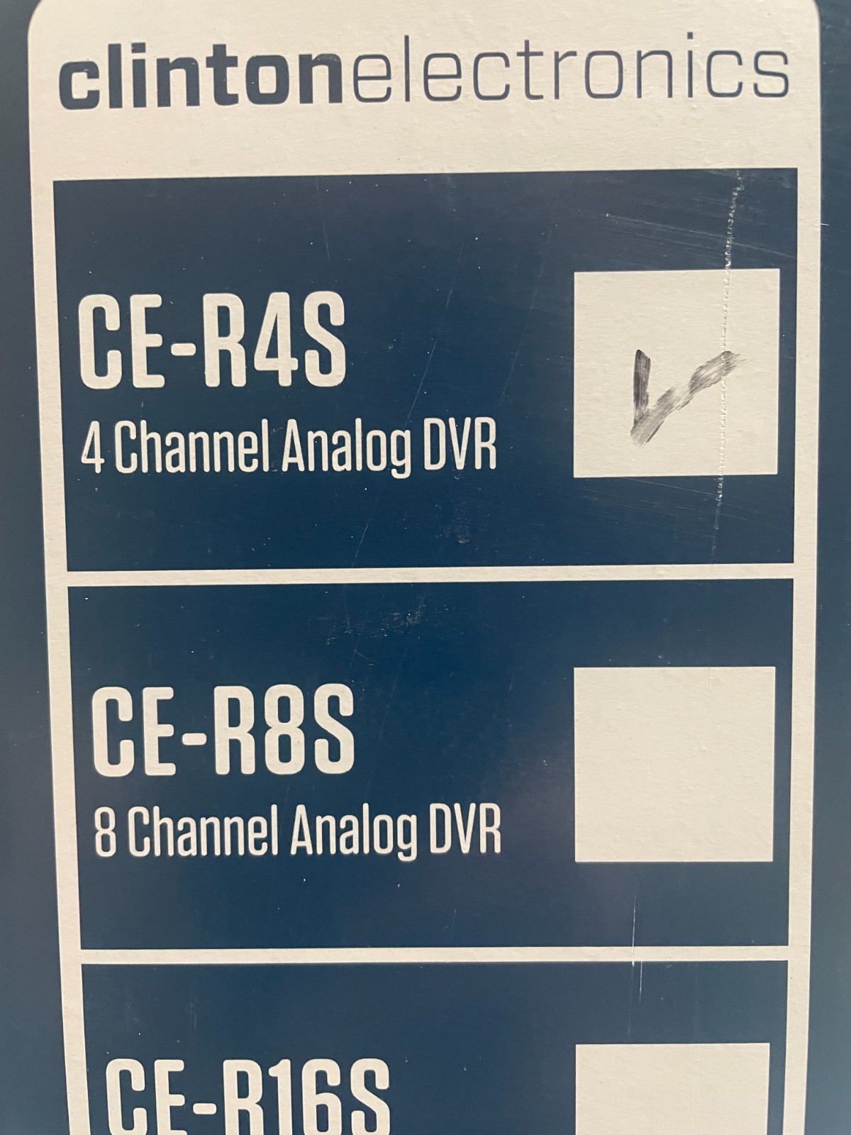 Clinton Electronics Shadow CE-R4S 4 CH DVR W 1TB NEW IN OPEN BOX!!