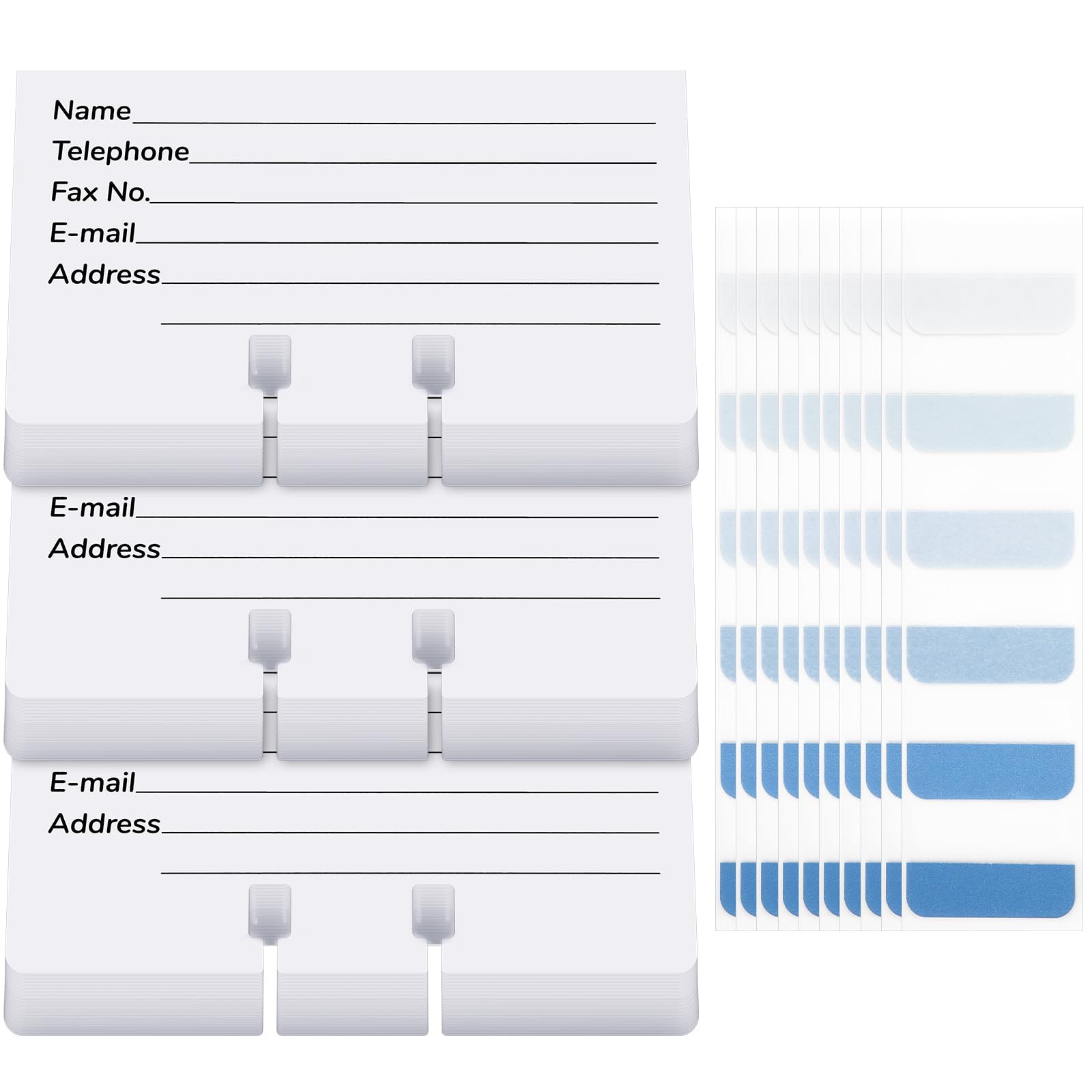 Avenuebool 250 Pack Business Cards Refill Kit, Compatible with Rolodex Card F...