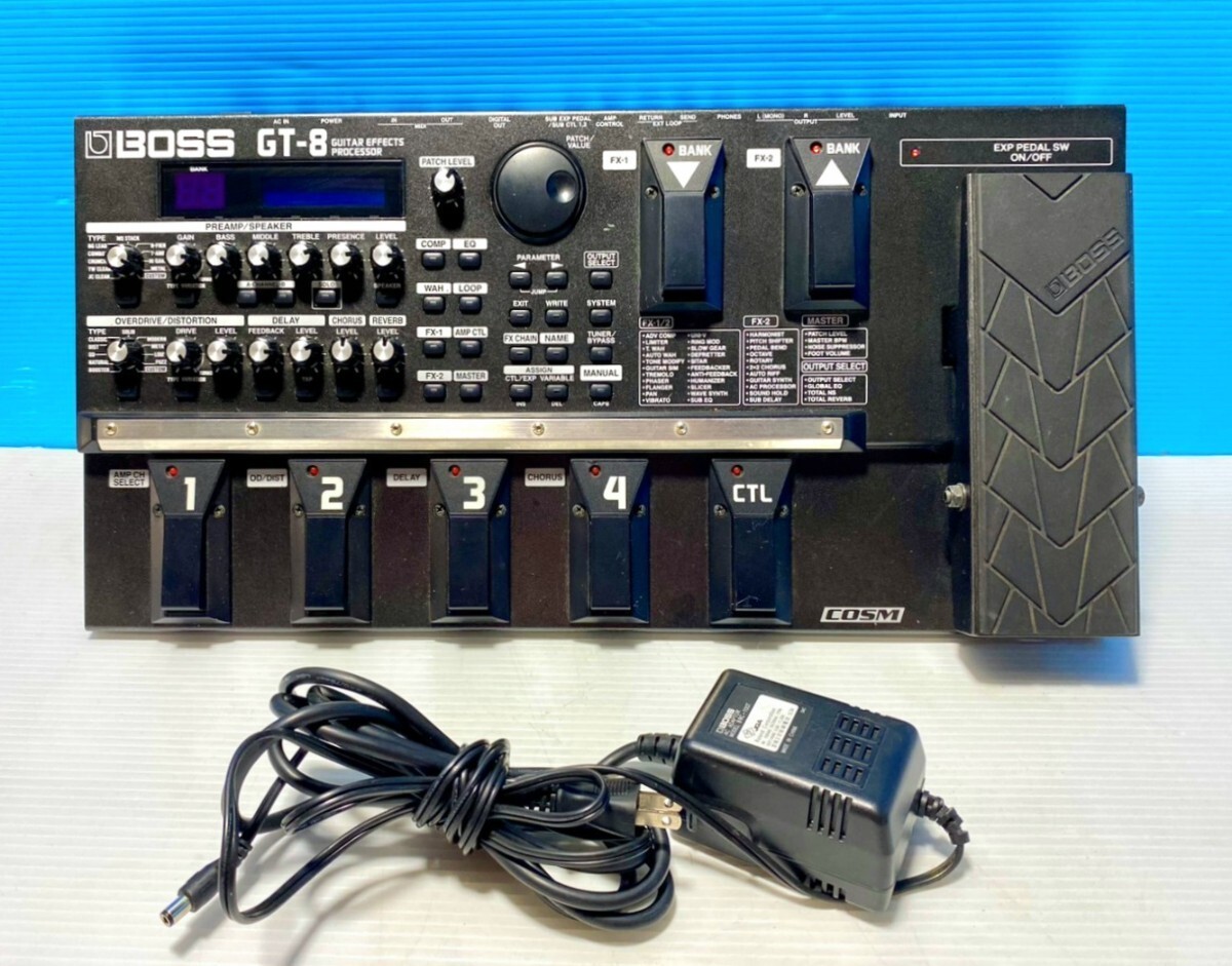 BOSS GT-8 Guitar Effects Processor Multi Guitar Effect Pedal