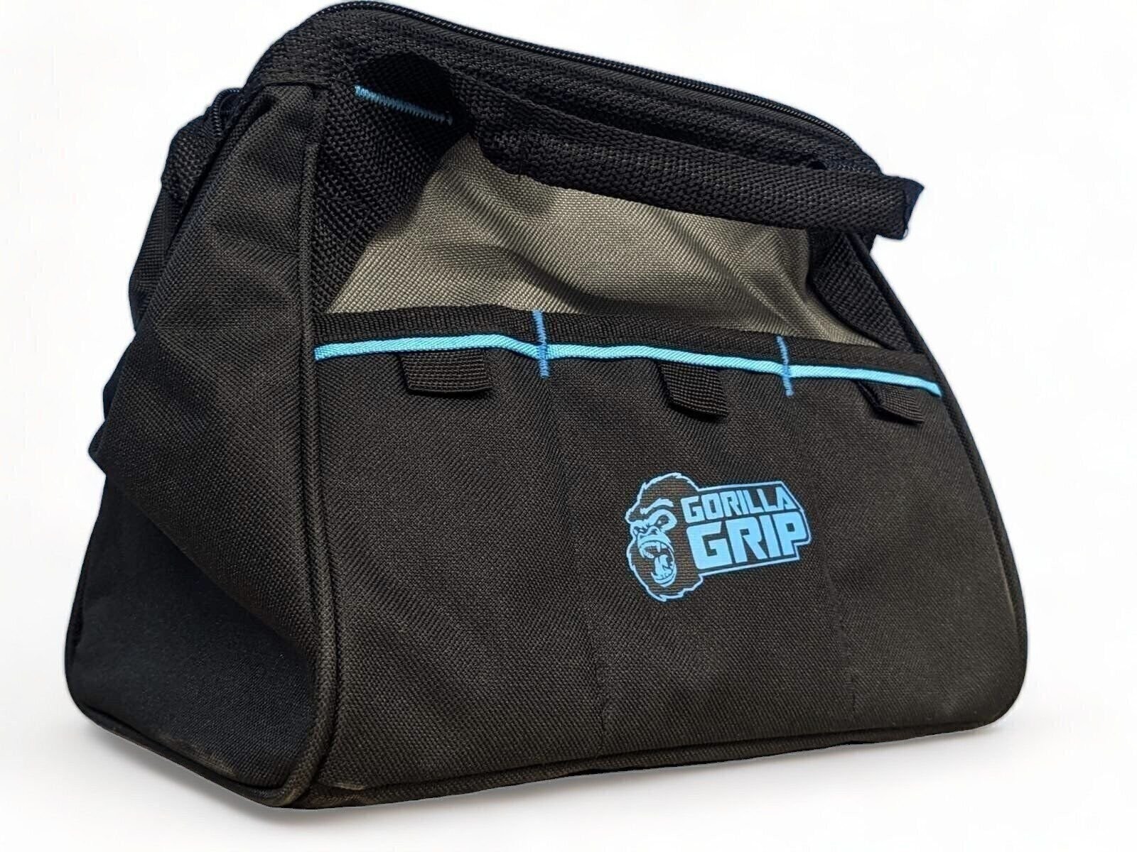 GORILLA GRIP Gloves 10" Zippered Nylon Speed Bag for Storage, Tools and More!